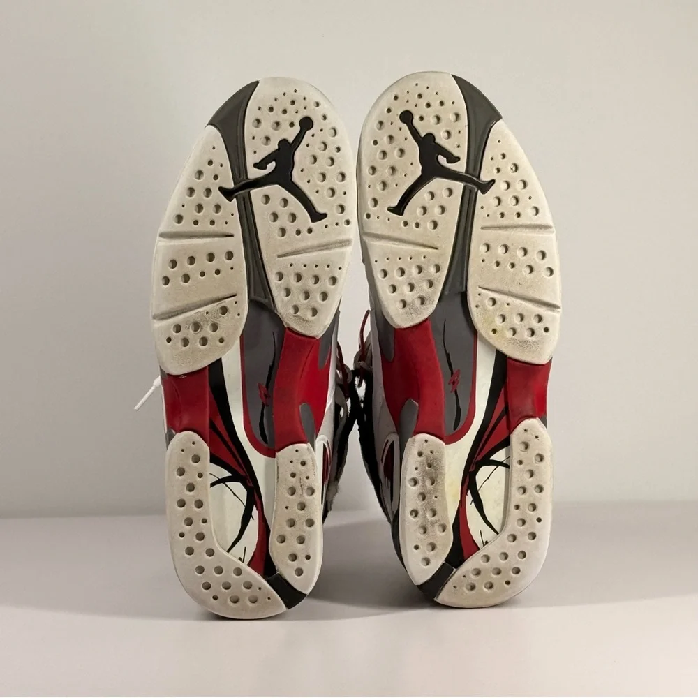 Air Jordan 8 Retro Bugs Bunny White Black True Red Men's Size 12 - 305381-103 - Picture 5 of 15